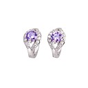 Beautiful 18K Gold Plated CZ Cubic Zirconia Earrings (0292-91119-11)