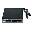 3.5" All-in-1 Internal USB 2.0 Card Reader + USB Port (Black)