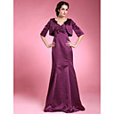 Trumpet/ Mermaid Spaghetti Straps Sleeveless Floor-length Satin Mother of the Bride Dress