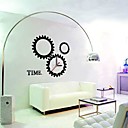 Decorative Clock Wall Sticker (0752 -P7-04(C)+CLOCK)