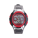 Waterproof EL Digital Stopwatch Sport Wristwatch (Black)