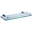 Bathroom Accessories Solid Brass Glass Shelf (0640-3309)