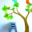 fleur Wall Sticker (0752-P2-10 (d))