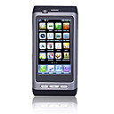 E79 quad-band Wi-Fi a doppia scheda di torcia elettrica java tv a schermo piatto, doppia fotocamera del telefono cellulare touch nero (2GB TF card) (s