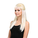 Capless Long High Quality Synthetic Natural Look Light Blonde Straight Hair Wig