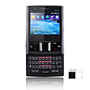 E97 Dual Card Quad Band Dual Camera Flashlight TV JAVA QWERTY Keypad Slide Touch Screen Cell Phone (2GB TF Card)