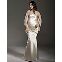 WYNNE - Vestido de Noiva em Chifon e Cetim com Xale