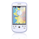 G2 Dual Card Quad Band Bluetooth Trackball 2.8 Inch Flat Touch Screen Cell Phone White (2GB TF Card)(SZ04581265)