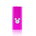 4gb vermelho-rosa mp3 player linda (kly102)