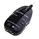 Guitar to USB Interface Link Cable for PC/Mac Recording (130CM)