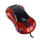 auto sportive del mouse ottico con cavo usb stile (marrone)