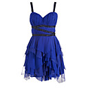 Escote camisola se reunieron vestidos de las mujeres en cascada (1802ba3063-0741)