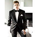 1 Button Side-Vented Peak Lapel Serge Groom Wear/ Tuxedo/ Men's Suit Jacket and Pants