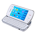 BaoXing N97i Dual Card Dual Camera Quad Band WIFI TV Function Slide Cell Phone White (2GB TF Card)