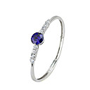 platine comme bracelet cz zircon cubique (0292-syx-0203)