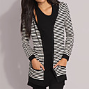 Long Sleeves Stripes Women's T-shirts(0101bc008-0497)