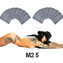 50 Pcs Sterilized Size 5 Double Stack Magnum (M2) Tattoo Needles