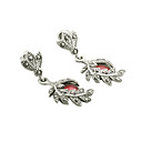 schöne 925er Sterling Silber mit Achat platiniert Ohrringe (0388-e6359)