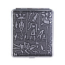 Mysterious Egyptian Glyphs Metal Cigarette Case (Holds 18)