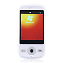 G2 T5353 Windows Mobile 6.5 WIFI GPS Quad Band Bluetooth FM 3.0 Inch Flat Touch Screen Cell Phone White (2GB TF Card)