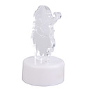 RGB Light LED Charming Snowman Shaped Toy (3*AG13)