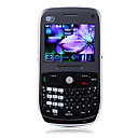 E77 dual quad-band doppia scheda telecamera torcia elettrica java wifi trackball tastiera qwerty del telefono delle cellule nero (2GB TF card) (sz0458