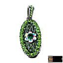 Mysterious Flower Jewelry USB Flash Drive - Optional Memory From 2 GB to 16 GB (SMQ4646)