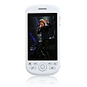 G200 sous Windows Mobile 6.1 seule bande quad carte wifi 3,0 pouces plat mobile à écran tactile blanc (2 Go Carte TF) (sz04581229)