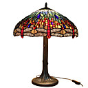 Tiffany-style Red Dragonfly Table Lamp(0923-T21)