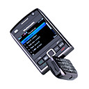 E2000 Dual Card Quad Band Dual Camera WIFI JAVA TV Optical Navigation Key Bluetooth QWERTY Keypad 180 Degree Rotate Cell Phone Black
