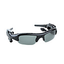 gafas de sol con 2gb reproductor de mp3 con cámara / video / bluetooth negro (hf139)