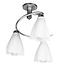 plafonnier moderne avec 3 lumières - forme de verre
