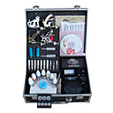 kit macchina del tatuaggio completato set con 4 macchine del tatuaggio della pistola (03.595,2,666 mila)