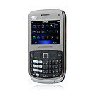 E99 dual quad band scheda del telefono cellulare doppia fotocamera java tv wifi tastiera qwerty mouse ottico nero (2GB TF card) (sz00720821)