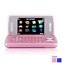 9200S Dual Band Dual Card Dual Screen Flashlight JAVA Bluetooth FM QWERTY Keypad Flip Cell Phone (2GB TF Card)