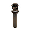 Antique Brass Pop Up Drain With Overflow (0567 -HY1039)