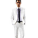 1 Button Non-vented Peak Lapel Wool Groom Wear/ Tuxedo/ Men's Suit Jacket and Pants (PMSSXZ0031)