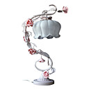 Idyllic Style Ceramic Peony Table Lamp(0925-0863-1T)