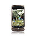 x uno tri band CDMA dual card dual fotocamera FM Bluetooth java wifi trackball ultra sottile 3,6 pollici touch screen del telefono cellulare marrone (