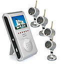 2.5inch 4 canali 2.4GHz wireless audio / video del ricevitore wireless a 2,4 GHz di sicurezza CCTV fotocamera CMOS
