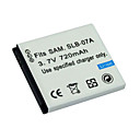Replacement Digital Camera Battery  07A  for SAMSUNG  Digital SAM-ST50(SLB07A)