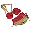 2010 novo chegada da borboleta de fita de duas peças de banho biquíni com encobrir shorts (0928-7,19-A40)