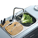 RVS multi-functie twee schalen aanrecht (0572-ch377)