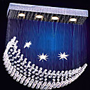 K9 Crystal 4-light Moon Shape Chandelier(0946-OL-083)