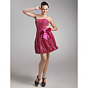 A-line Strapless Short/ Mini Sequined Cocktail Dress (FMSM04127)