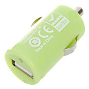 adaptador para el coche de cigarrillos por USB / cargador - verde (dc 11 ~ 24v)