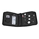 portátil de viaje bolsa de cables con facilidad con el cubo con 6 piezas de accesorios del ratón USB-conector RJ45 (smq5812)