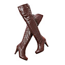 Top Quality PU Upper High Heels Boot Special Occasion Shoe/ Fashion Shoe(0987-X3004)