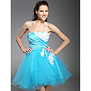 CASSANDRA - Robe de Cocktail Satin Tulle