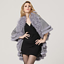 Fox Hair Printed Patterns Shawl Style Sweater / Women's Sweaters (FF-C-BI0736506)
